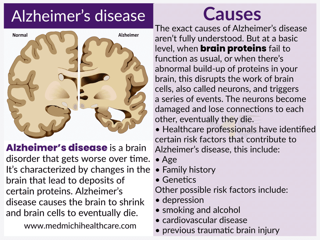 All Disease Causes Short Notes 28 Alzheimer’s disease