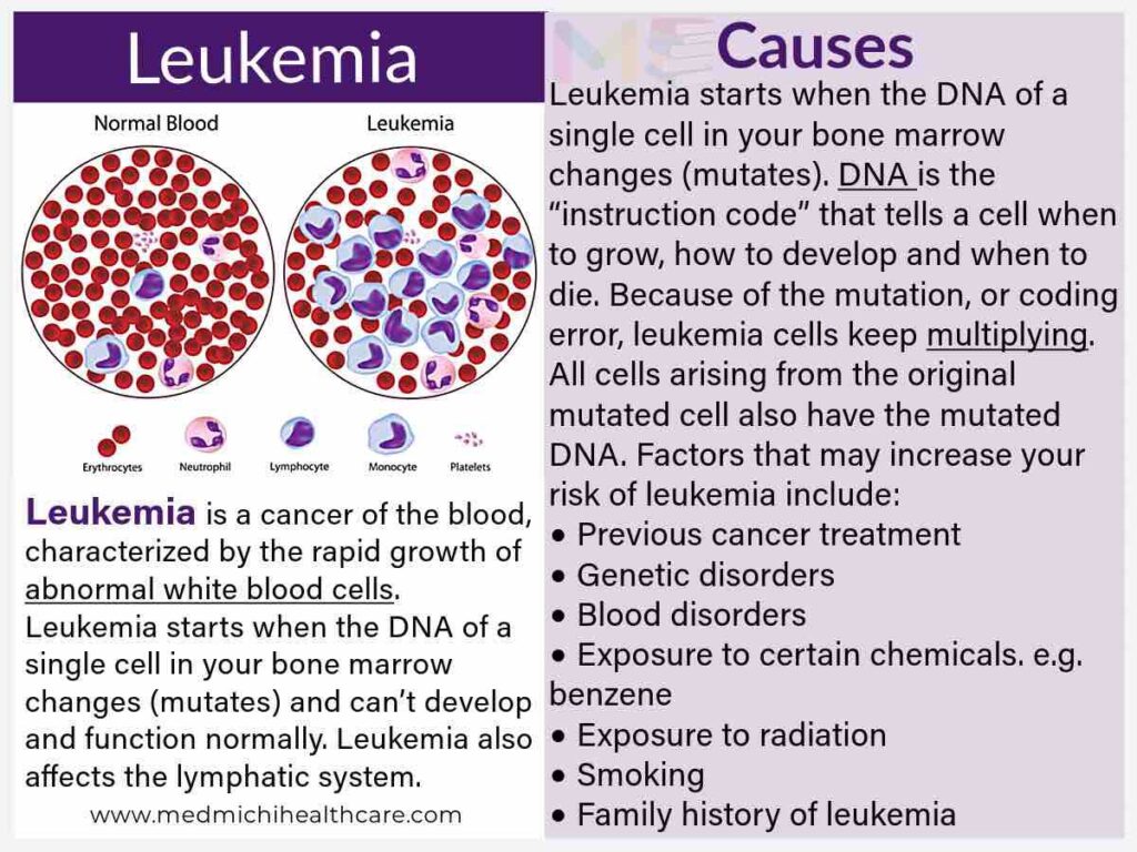 All Disease Causes Short Notes 7 Leukemia